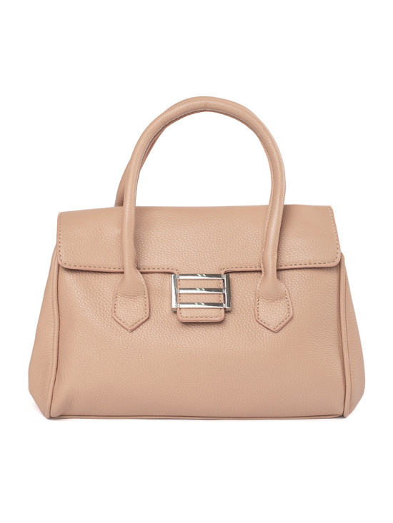 Béžová taška s rukojeťmi a popruhem