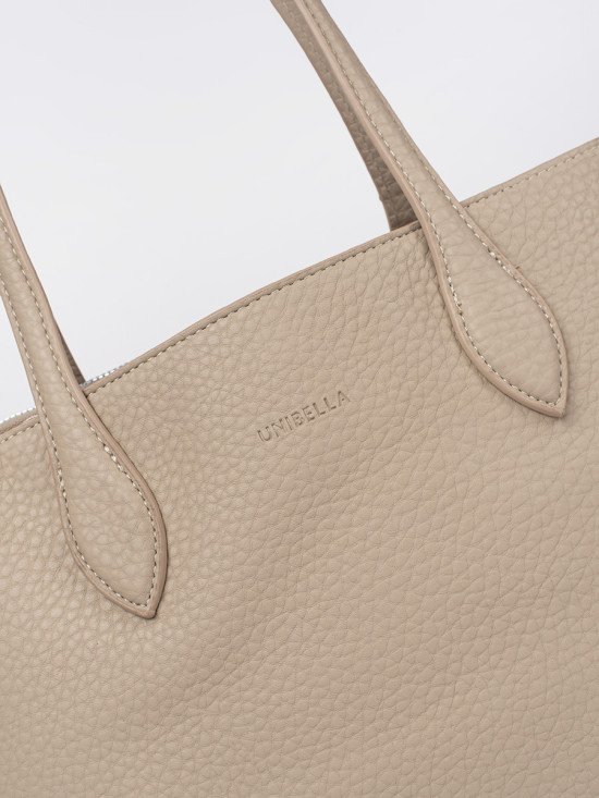 Béžová taška typu shopper