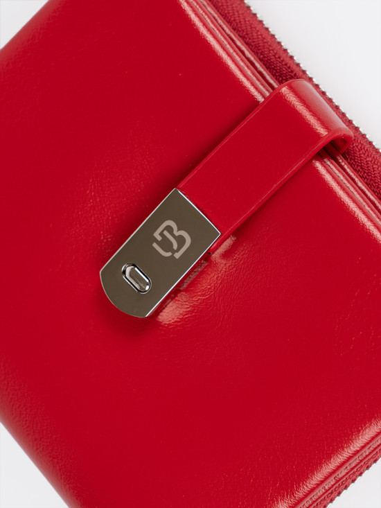 Elegantní červená dámská peněženka