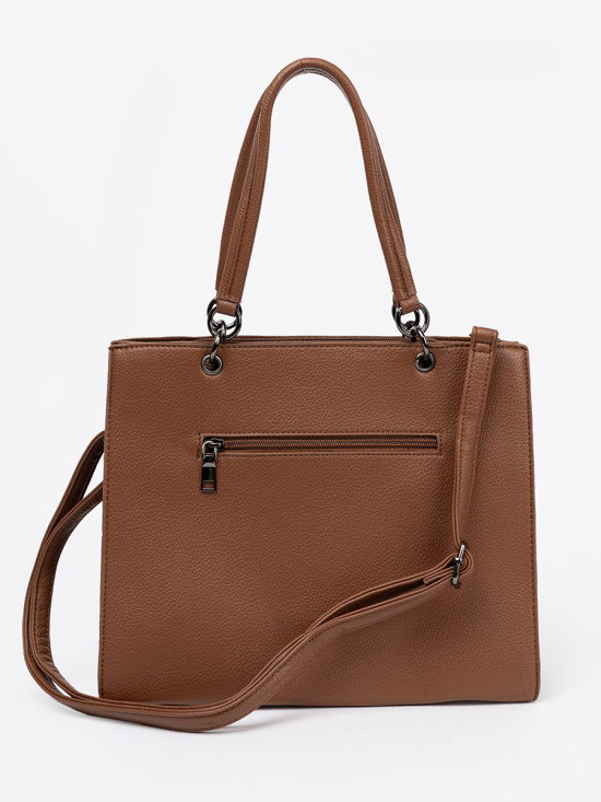 Tote taška v teplé hnědé