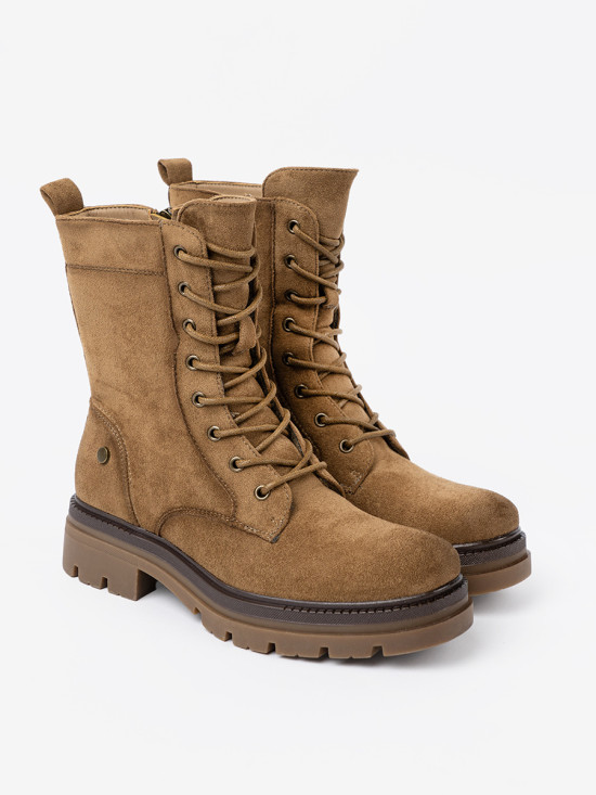 Klasické semišové workery v hnědé barvě