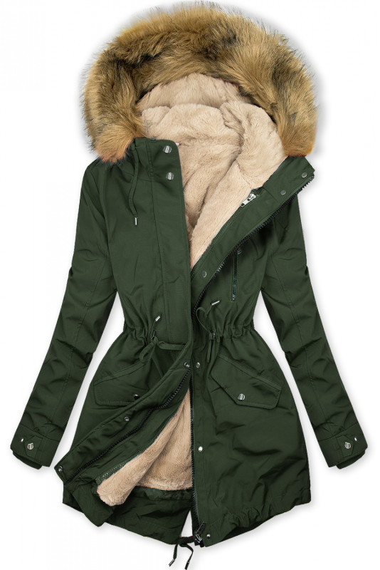 Army zelená parka na období podzim/zima