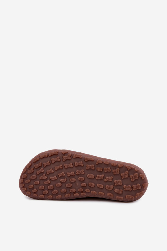 Barefoot mokasíny z přírodního semiše, hnědé