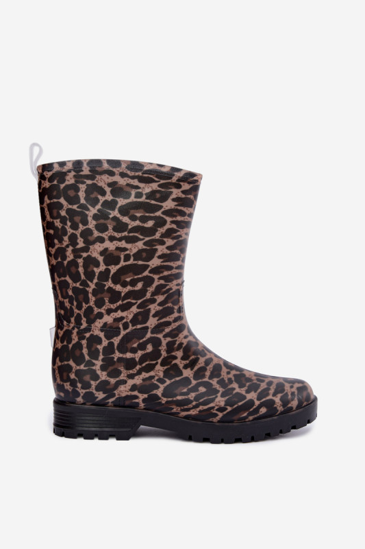 Holínky s leopardím vzorem