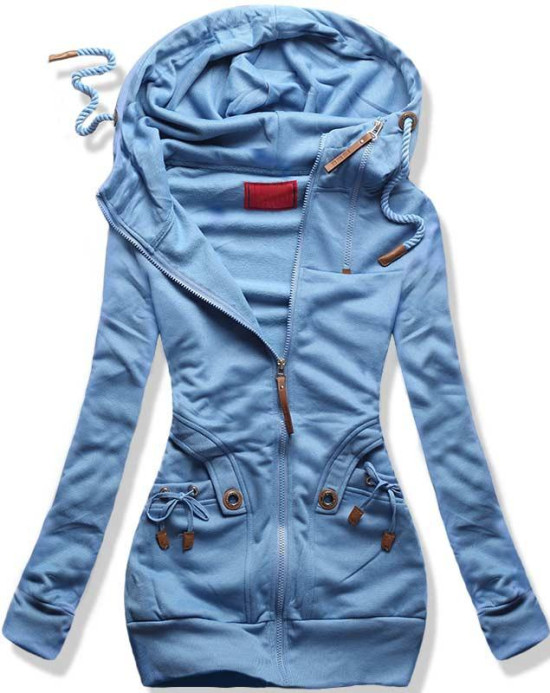 Baby blue mikina D407