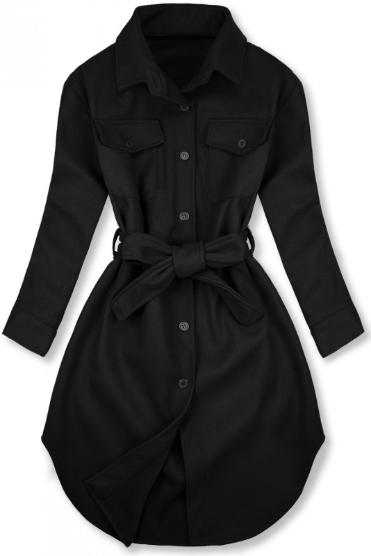 Černý lehký plášť