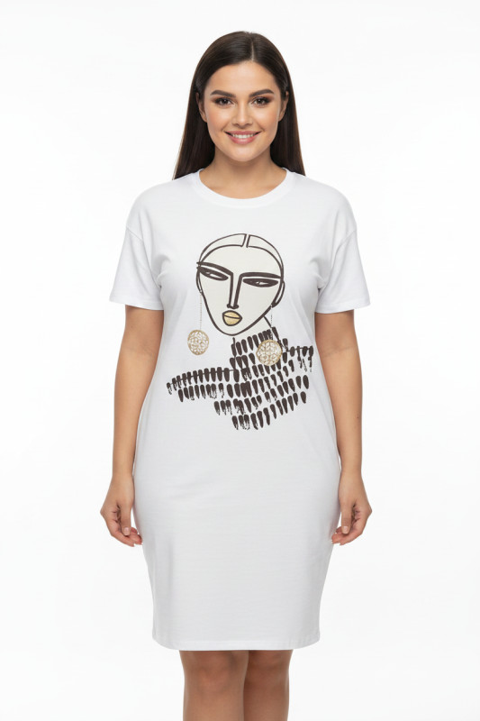Zelené plus size šaty MODEL