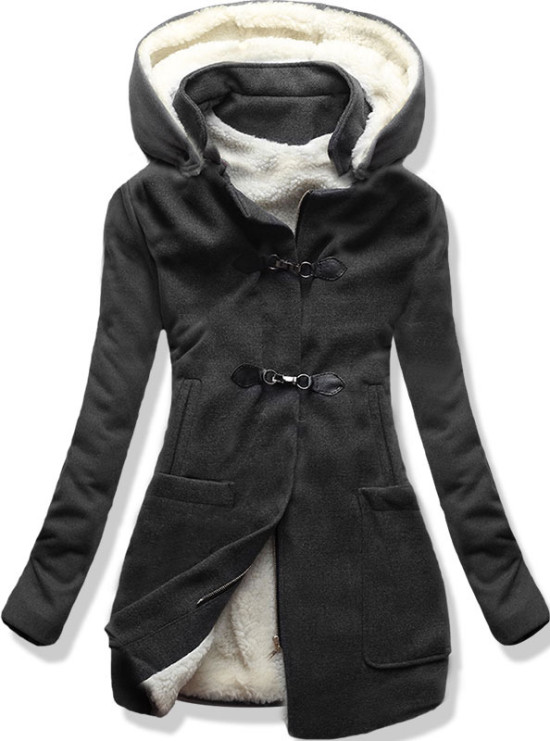 Grafitový kabát 8253