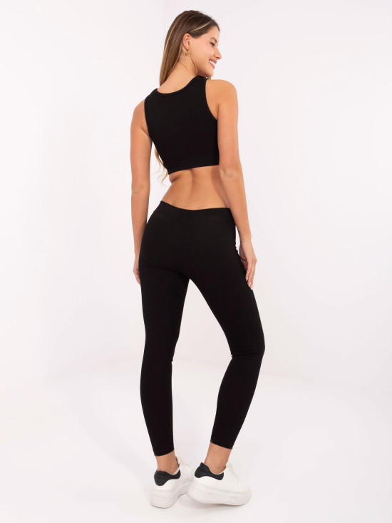 Černý sportovní komplet FOR FITNESS