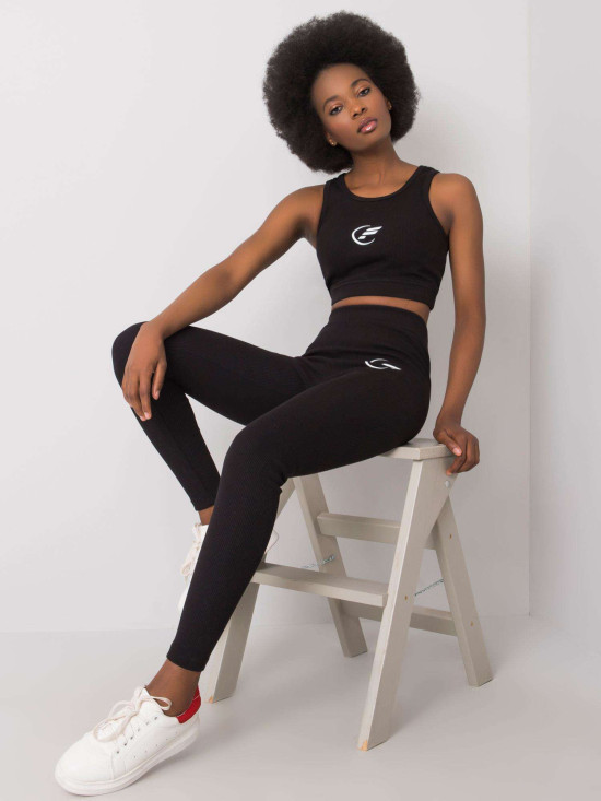 Černý sportovní komplet FOR FITNESS