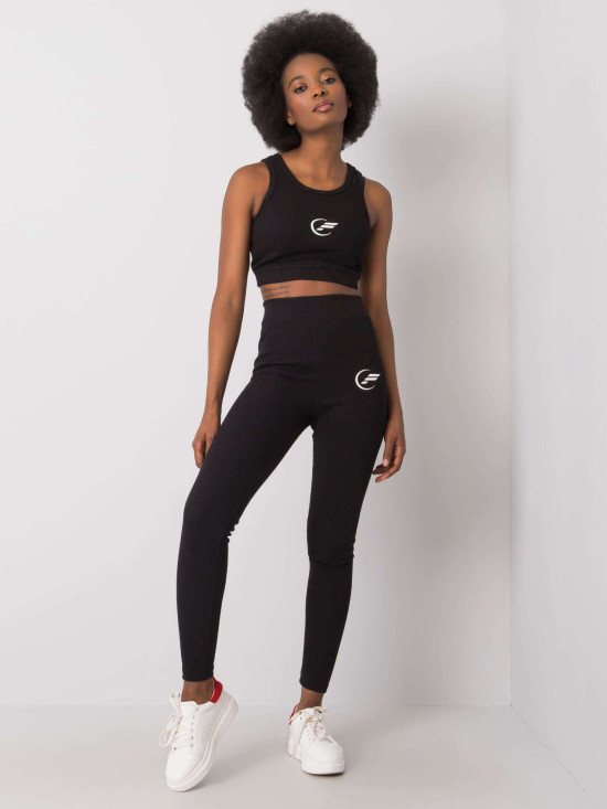 Černý sportovní komplet FOR FITNESS