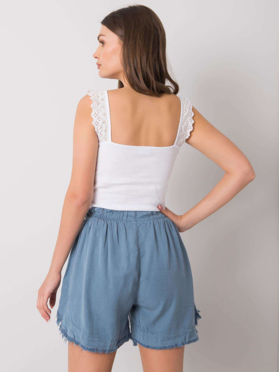 Bílý pruhovaný top