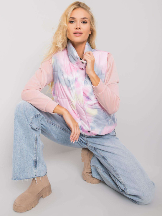 Růžová ombre vesta