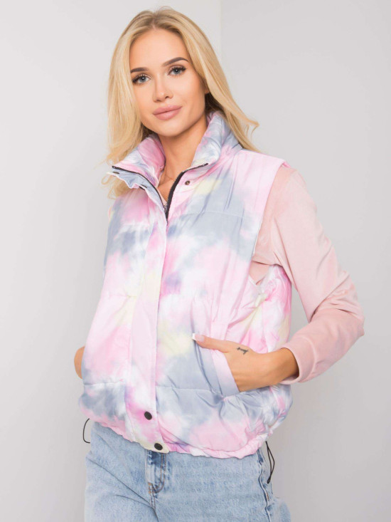 Růžová ombre vesta