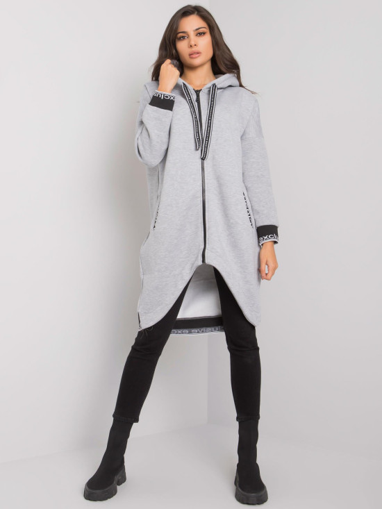 Šedá dámská mikina