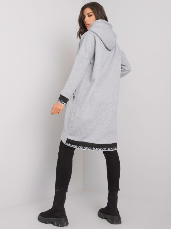 Šedá dámská mikina