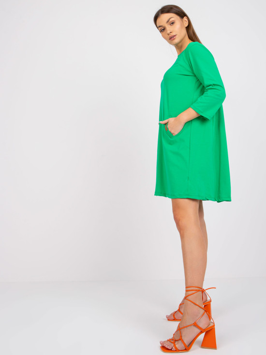 Oversize zelené šaty