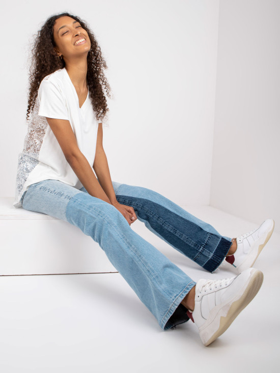 Elegantní blůza s V výstřihem