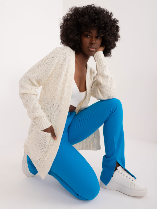 Stylový ecru kardigan