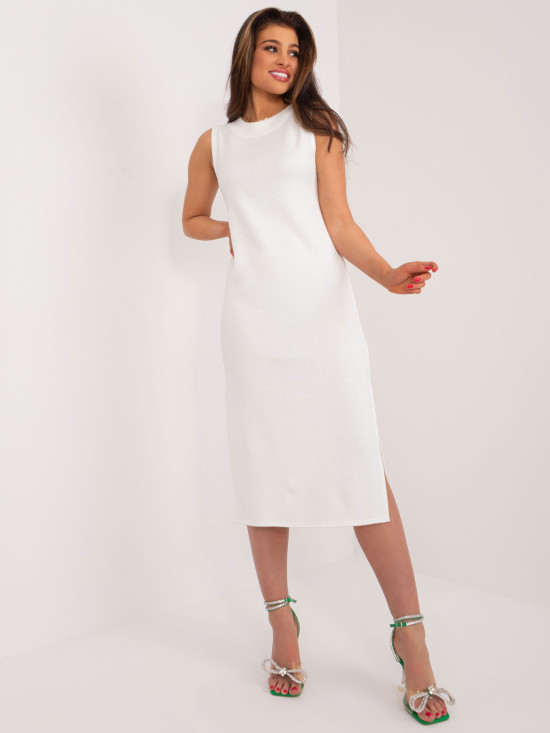 Elegantní komplet s angorou ecru