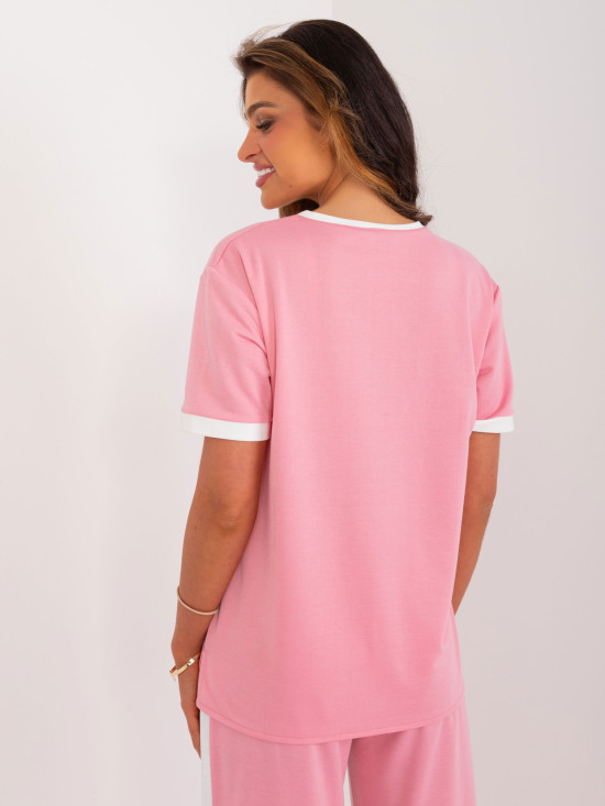 Elegantní růžová blůza