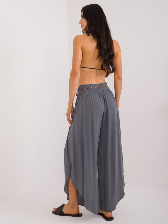 Stylové grafitové kalhoty