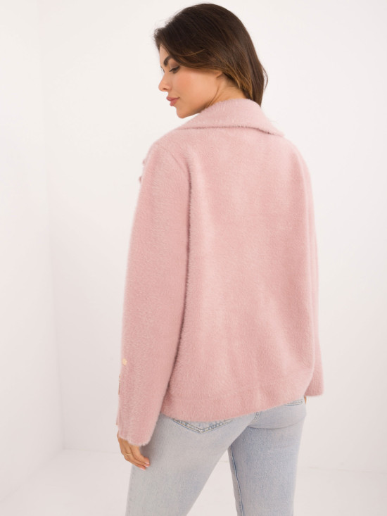 Růžová přechodová bunda