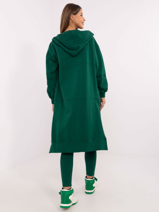 Stylový komplet v tmavě zelené barvě