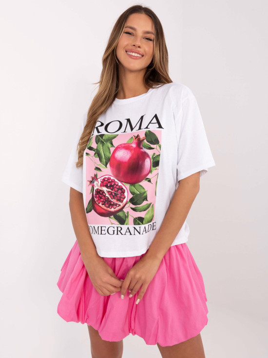 Bílé tričko s potiskem