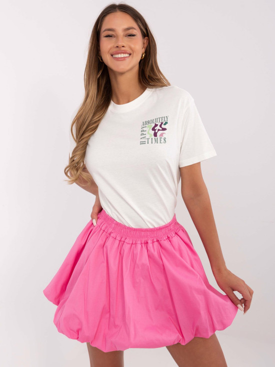 Bílé tričko s nápisem