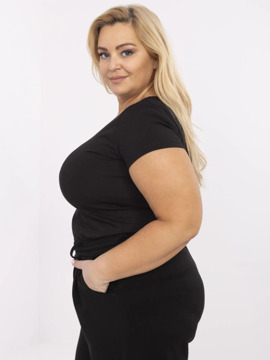 Stylové černé tričko