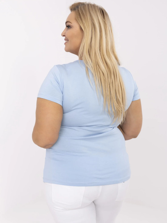 Stylové modré tričko