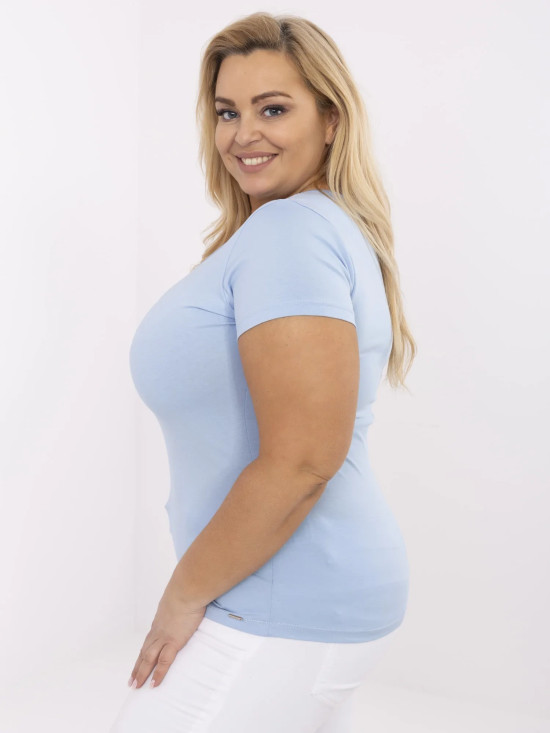 Stylové modré tričko