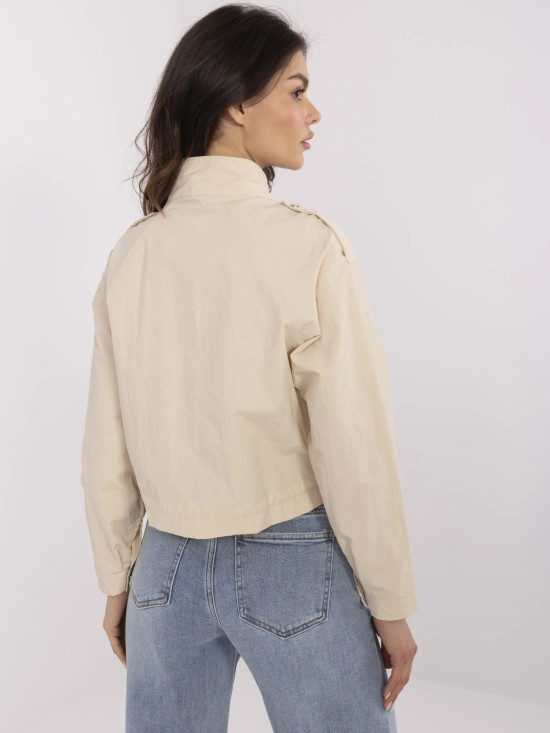 Béžová přechodná bunda