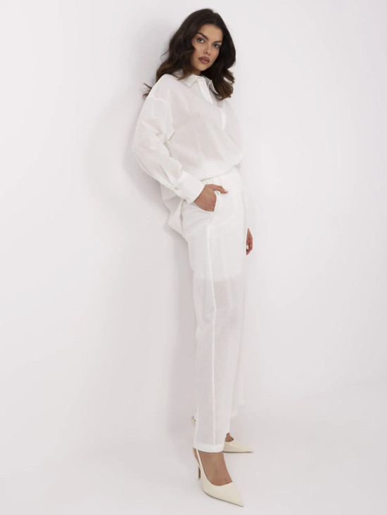 Elegantní komplet v ecru