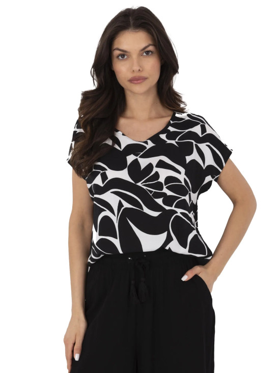 Stylová černá blůza