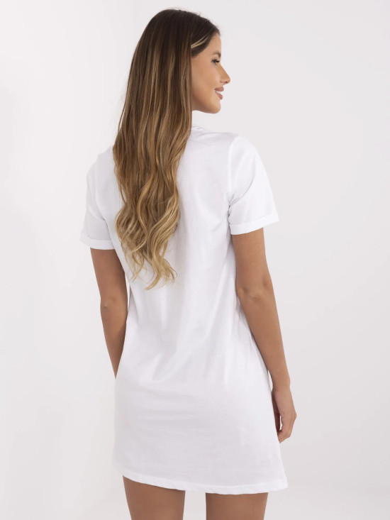 Sportovní mini šaty bílé