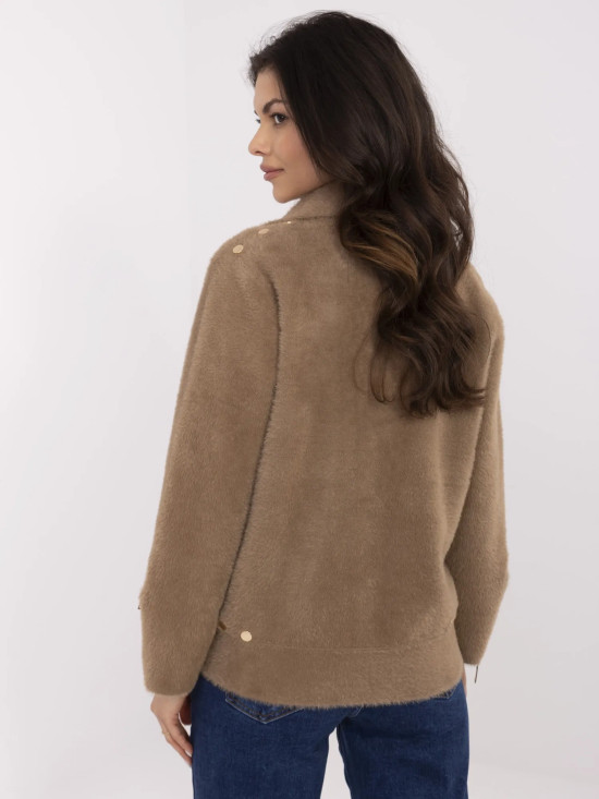 Tmavě béžová přechodná bunda