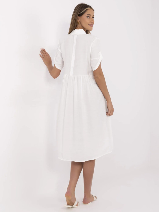 Elegantní šaty v ecru