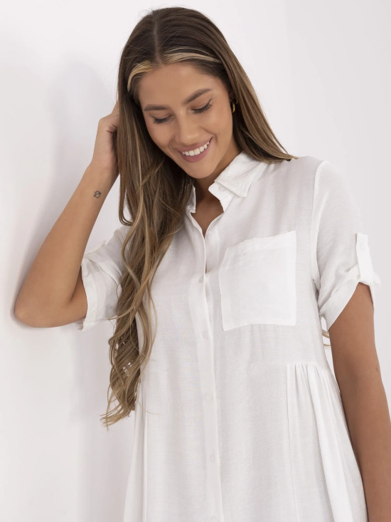 Elegantní šaty v ecru