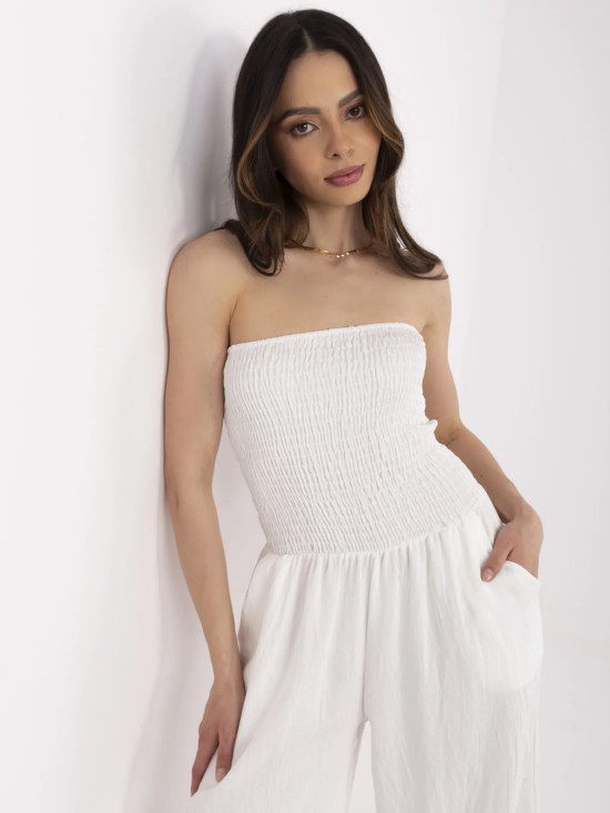 Ecru overal z viskózy