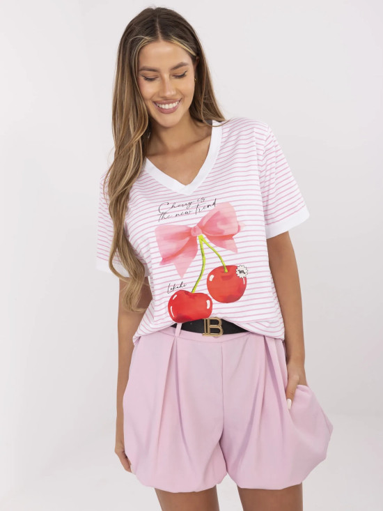 Stylová blůza v růžové