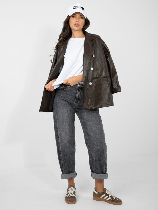 Bílé bavlněné tričko s krátkým rukávem