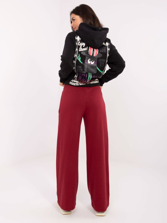 Bordó teplákové kalhoty
