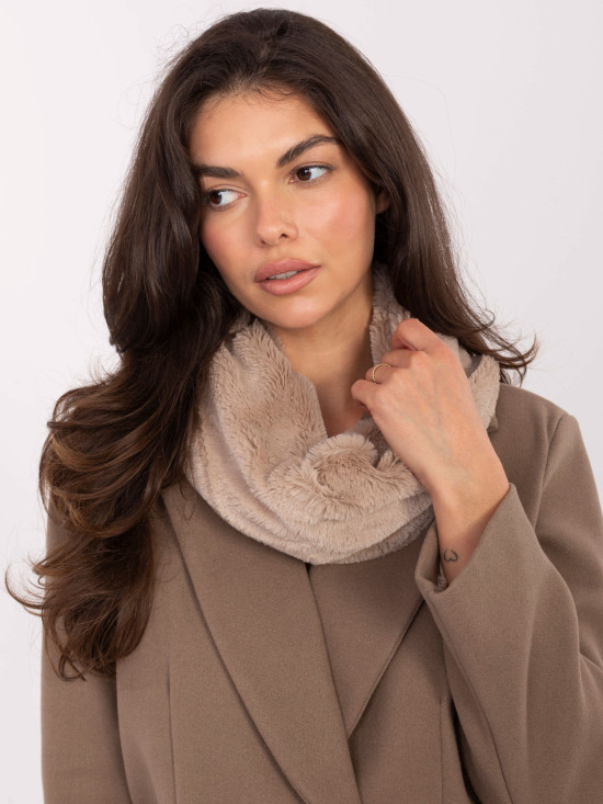 Dámský béžový hladký nákrčník