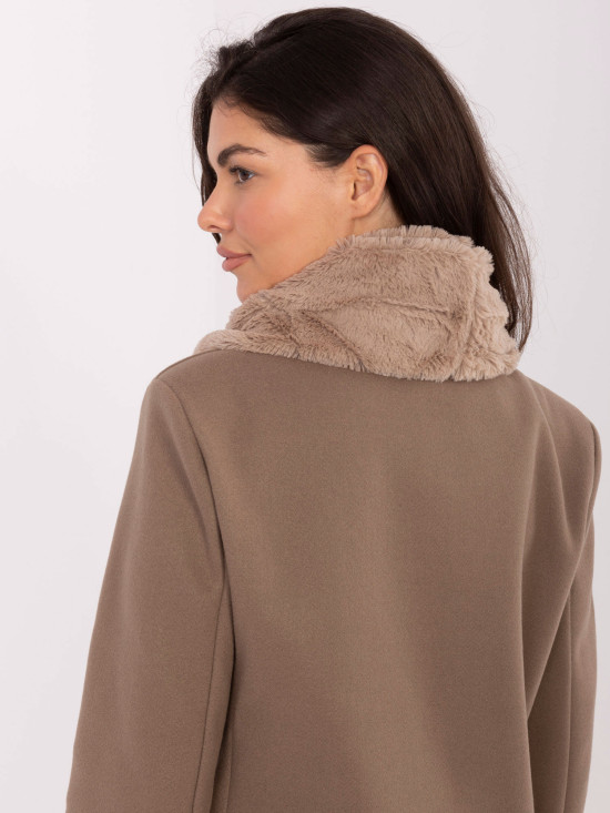 Dámský béžový hladký nákrčník