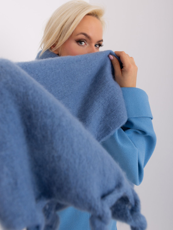 Elegantní tmavě modrá šála