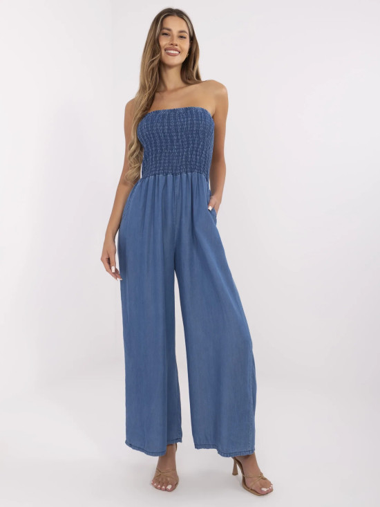 Stylový overal v tmavě modré barvě