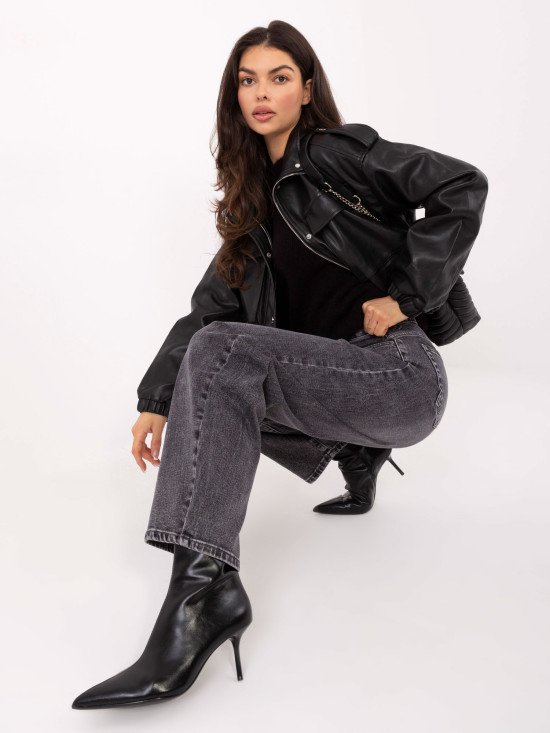 Dámské šedé balloon fit džíny