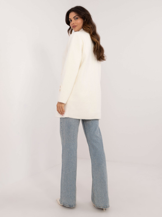 Elegantní ecru kabát